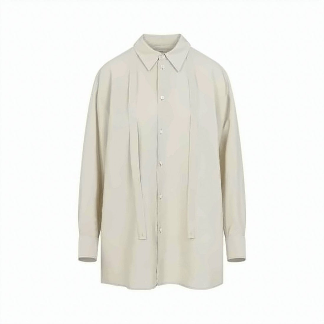 Relaxed Fit Long Shirt with Unique Tie Detail