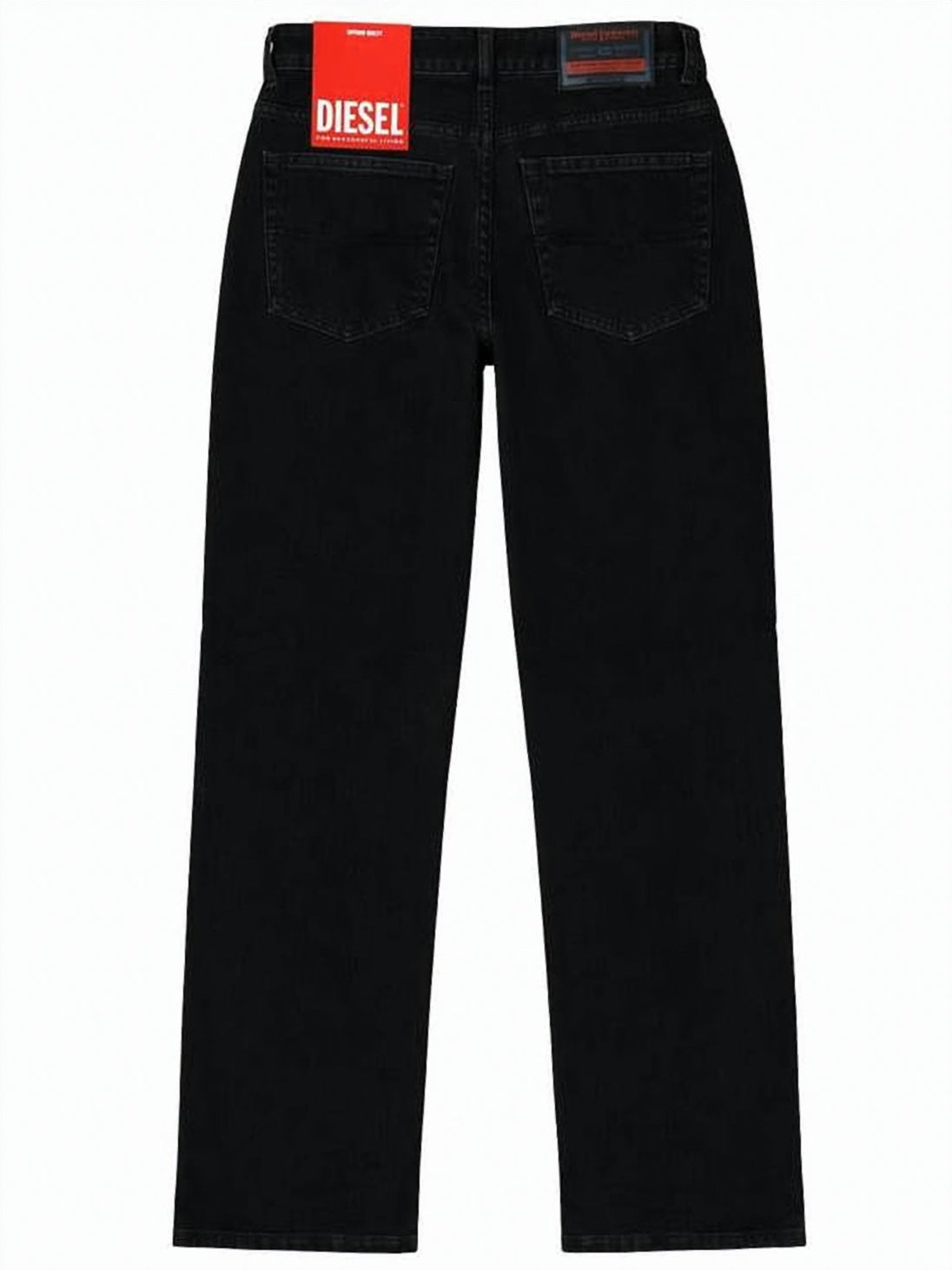 Straight-Leg Denim Pants
