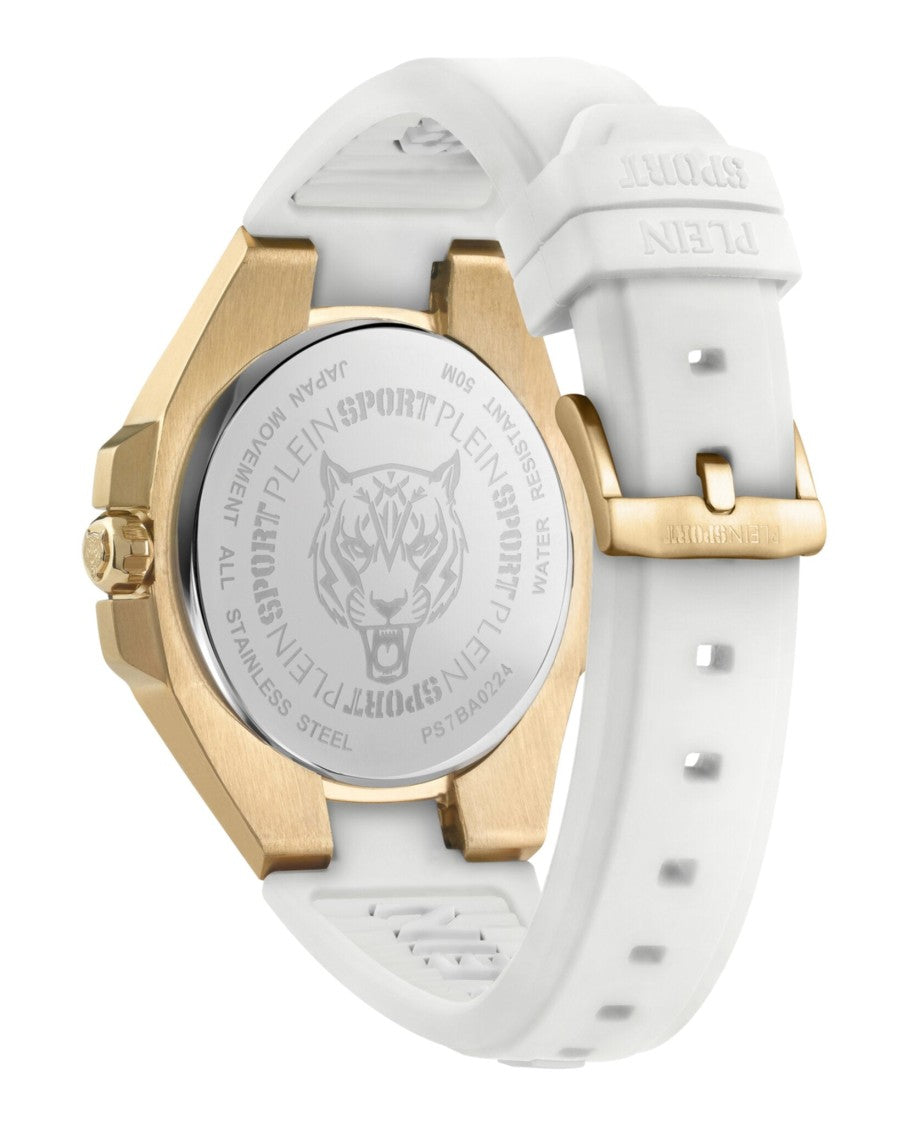 47Mm Yellow Gold Case Silicone Watch