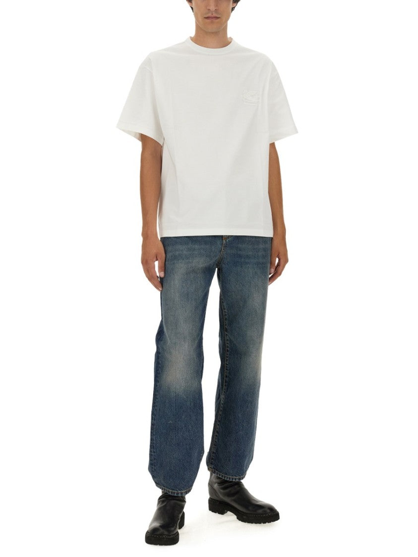 T-Shirt Featuring Pegasus Embroidery