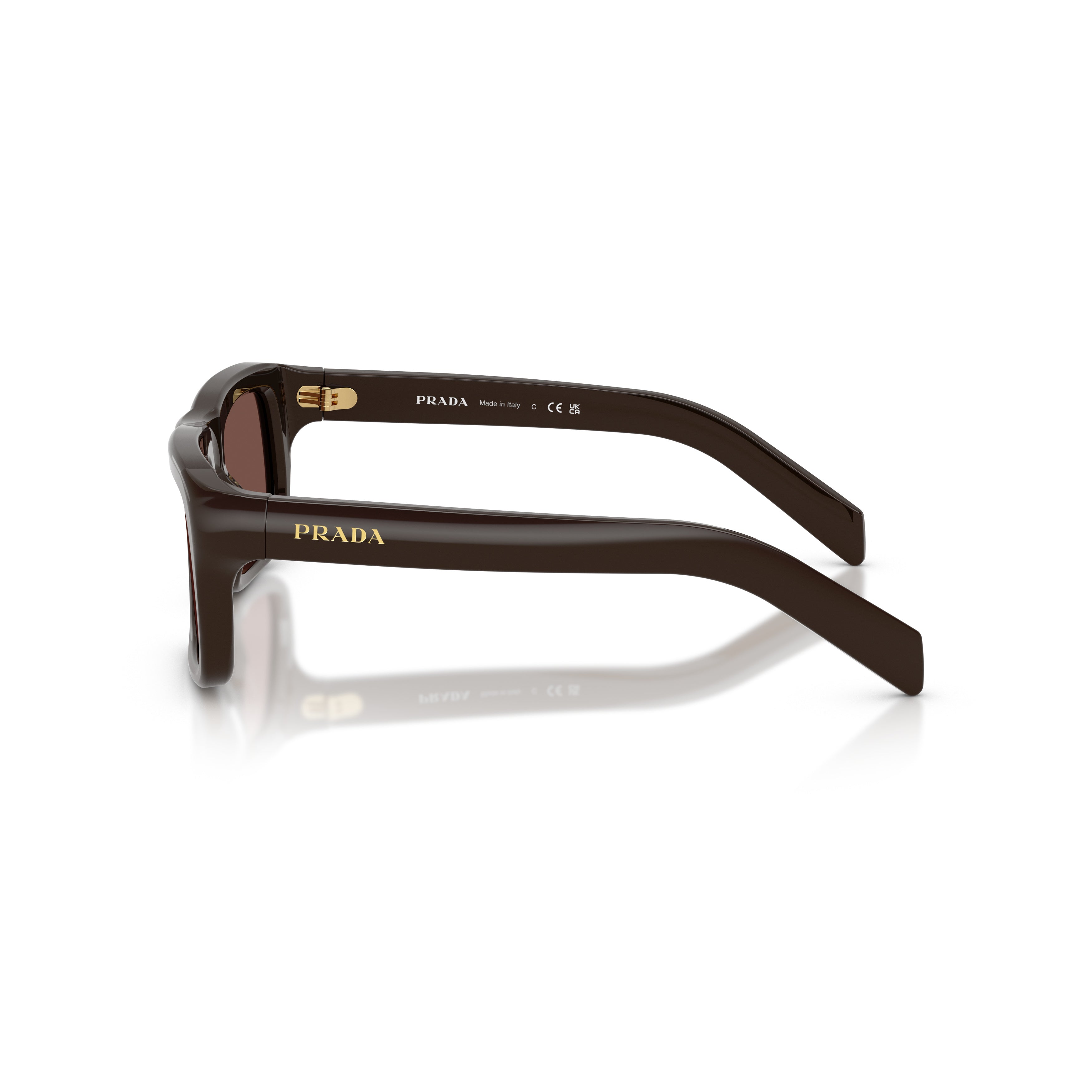 0pr D11s Bold Rectangular Frame Acetate Sunglasses