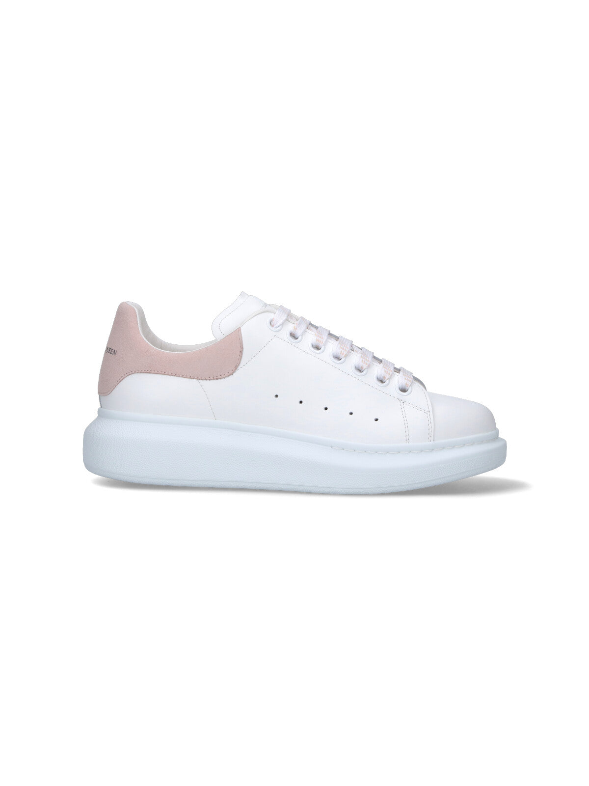 "Oversize" Sneakers, In White Calfskin