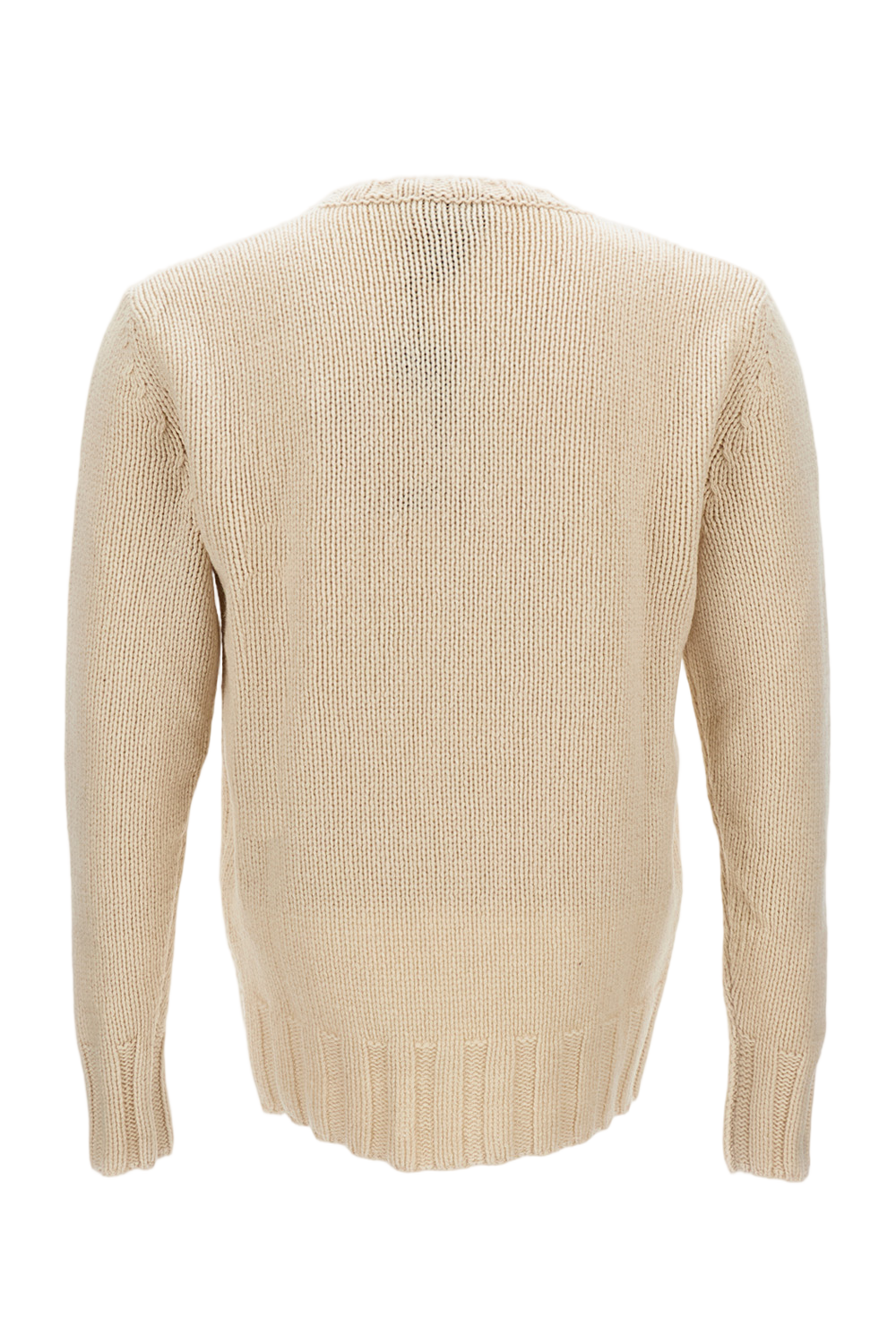 Brushed Virgin Wool Crew Neck Sweater