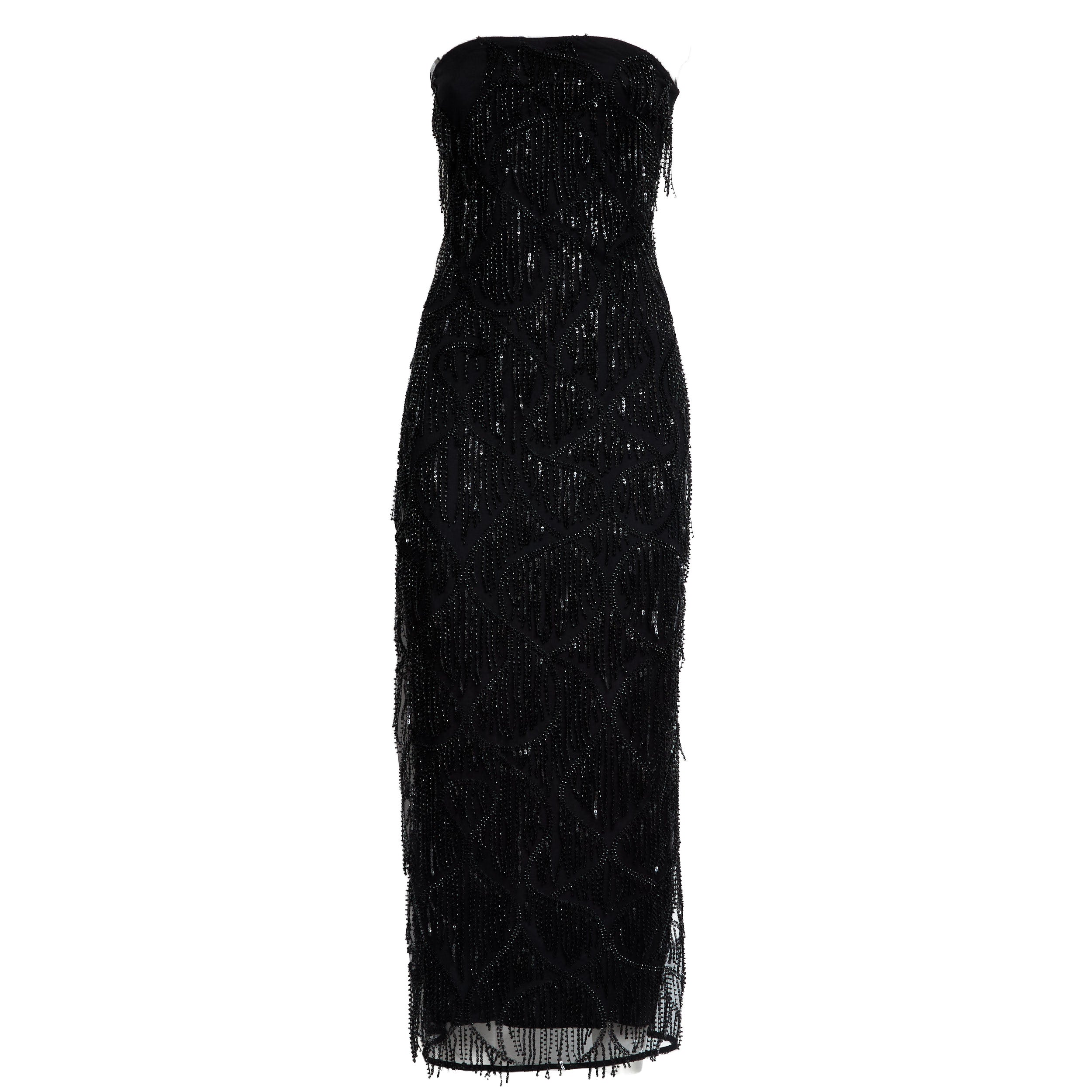 Albertina Midi Sheath Dress With Sequins