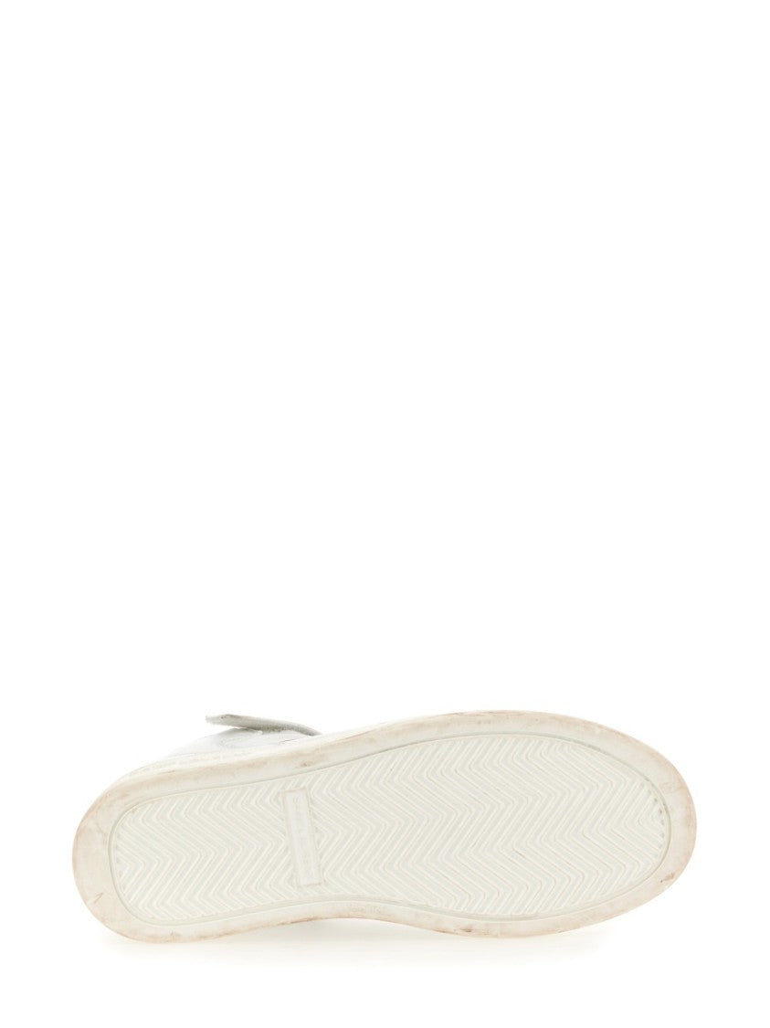 Lax High-Top Sneakers With Délavé Effect