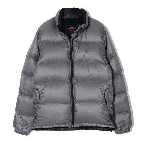 Quilted Puffer Jacket With High Collar And Zippered Pockets