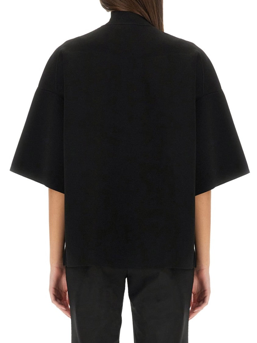 Relaxed Fit Turtleneck Top