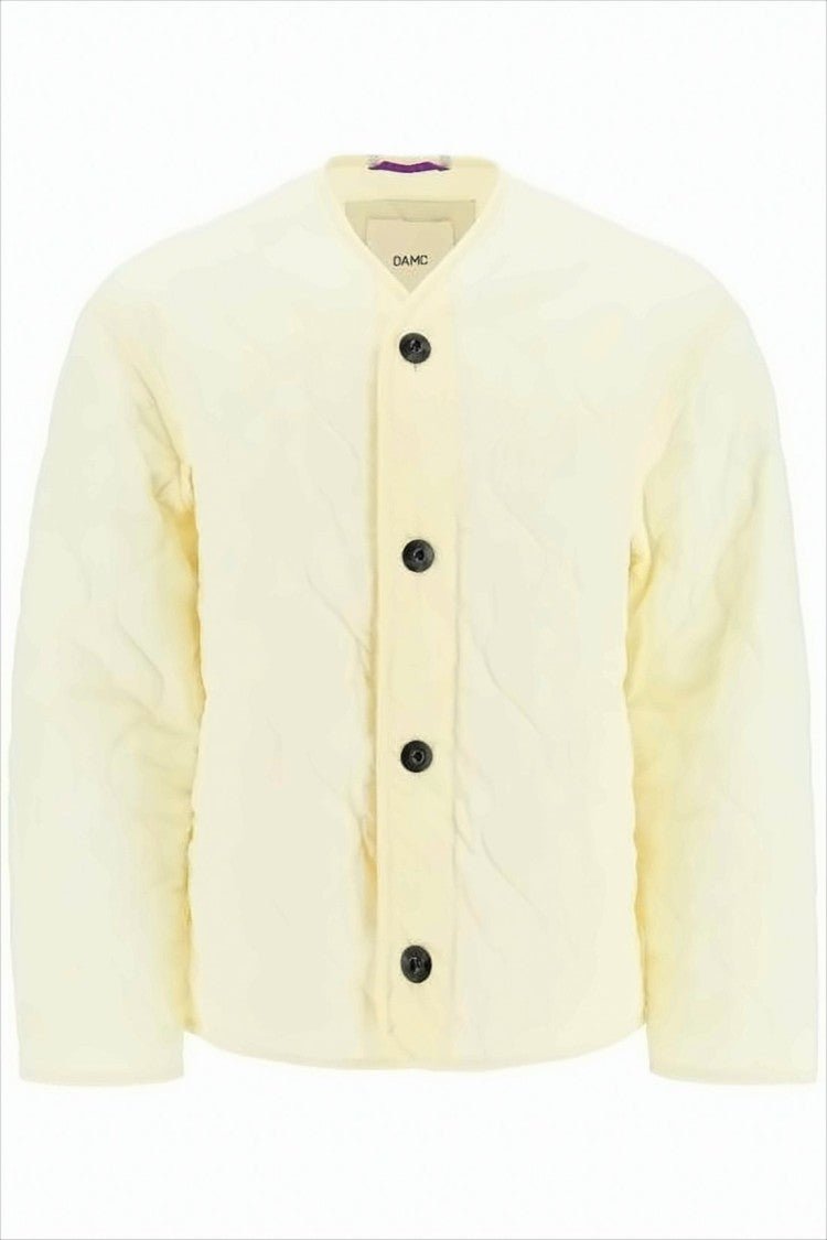 Quilted Padded Jacket with Design