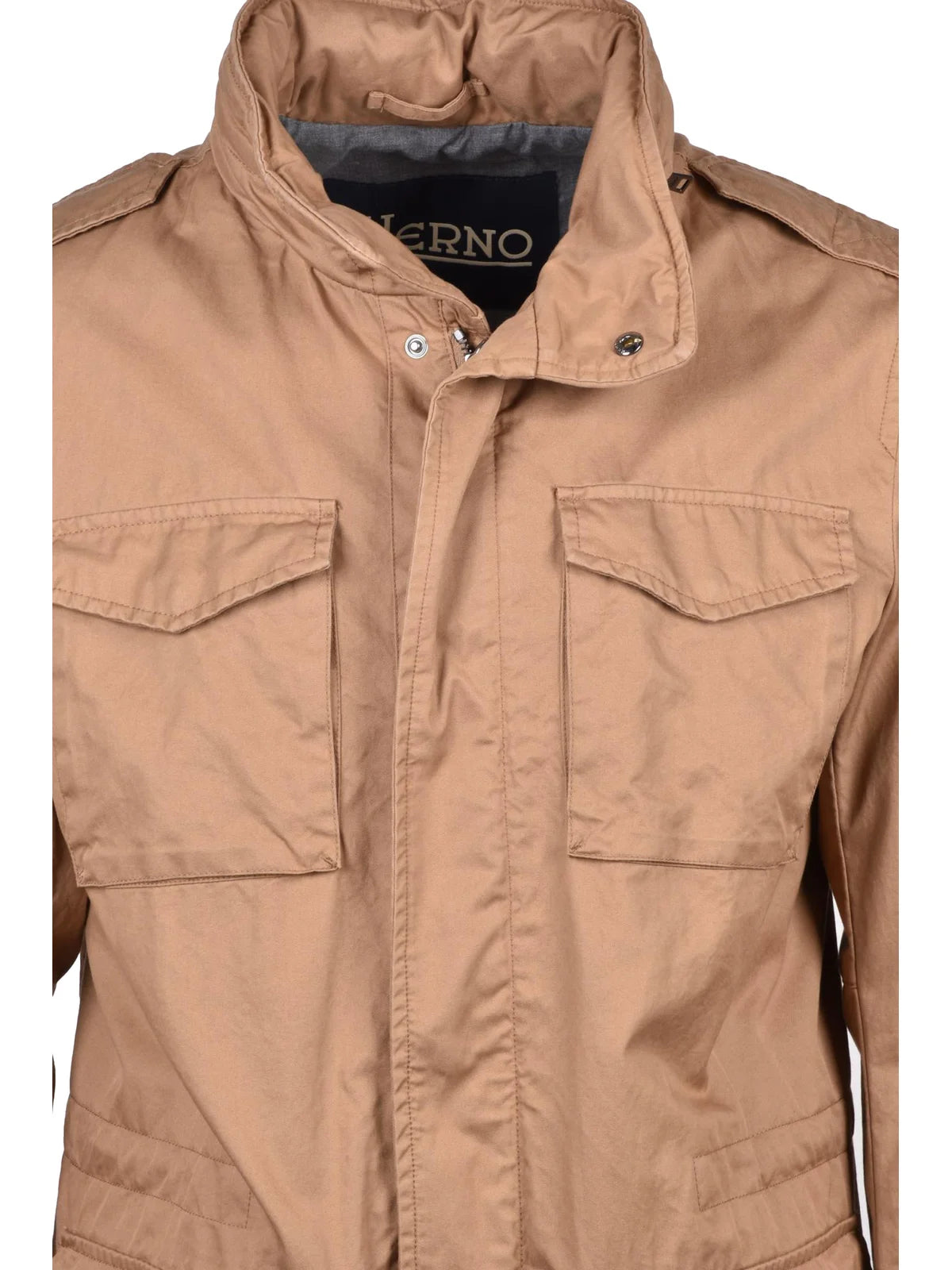 Cotton Saharan Jacket - Brown