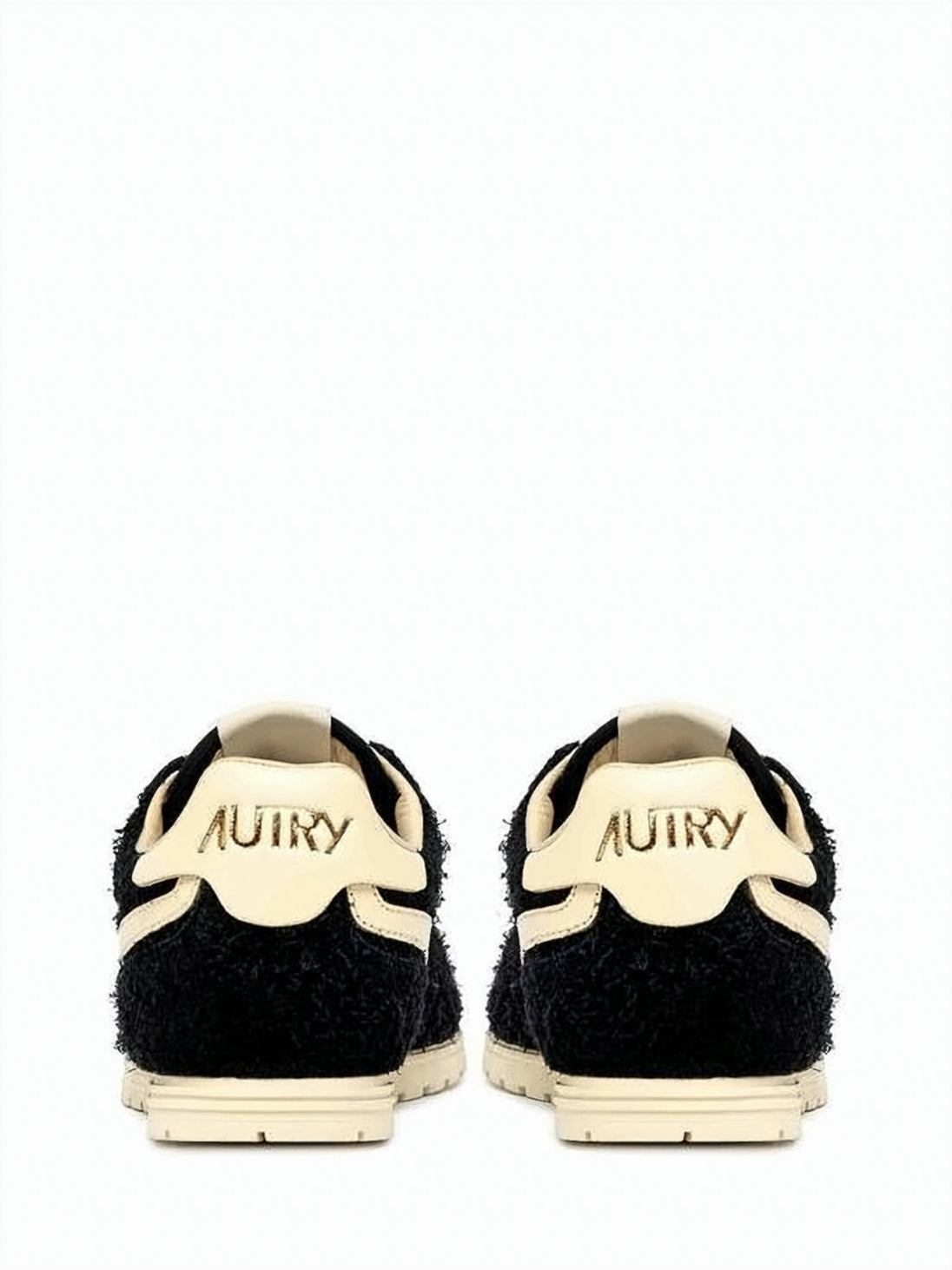 Textured Black Suede Sneakers