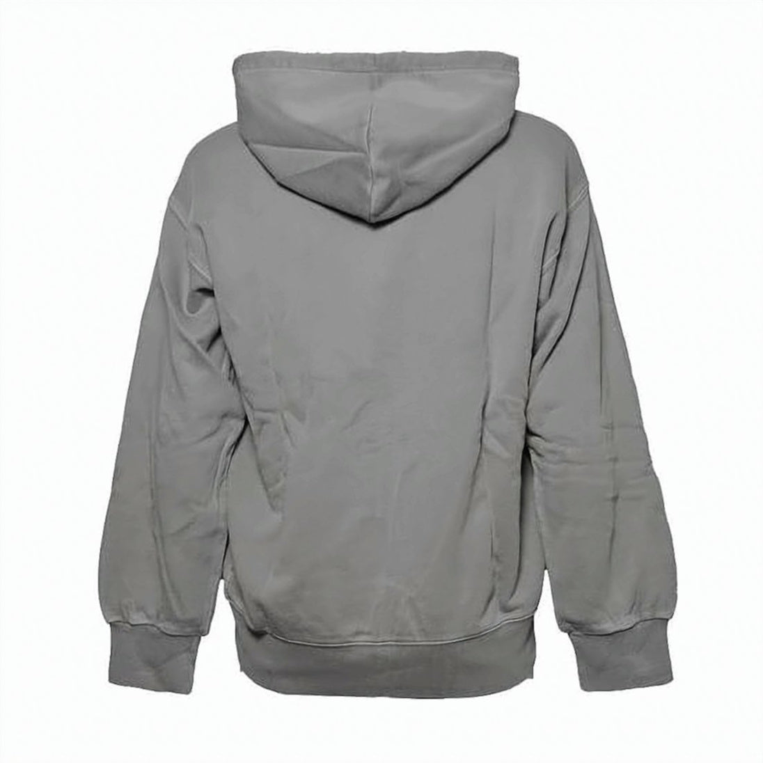 Relaxed Fit Zip-Up Hoodie with Drawstring Hood