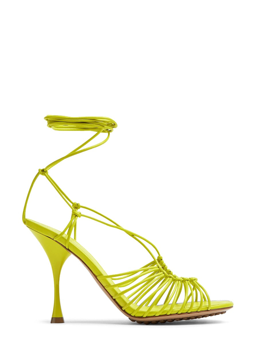 Refined High Heel Leather Sandal with Minimalist Design