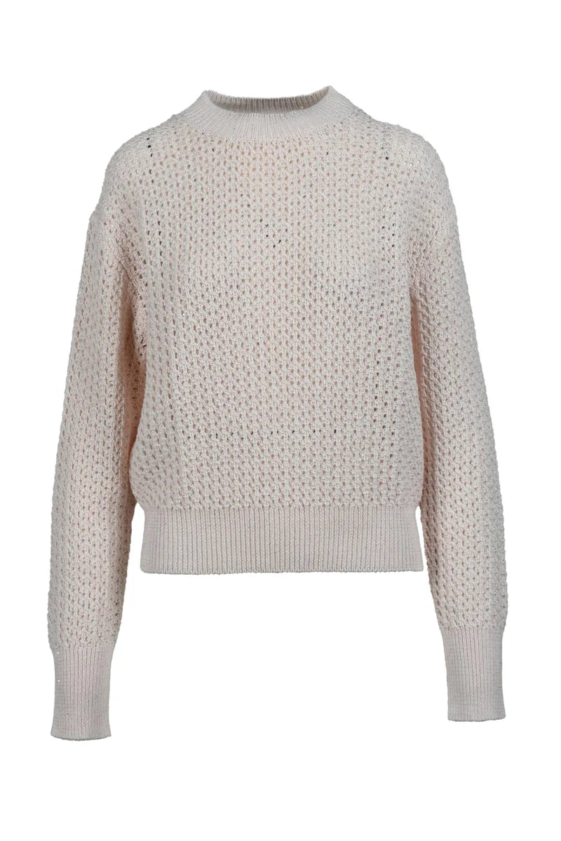 Cotton Linen Sweater - Pink