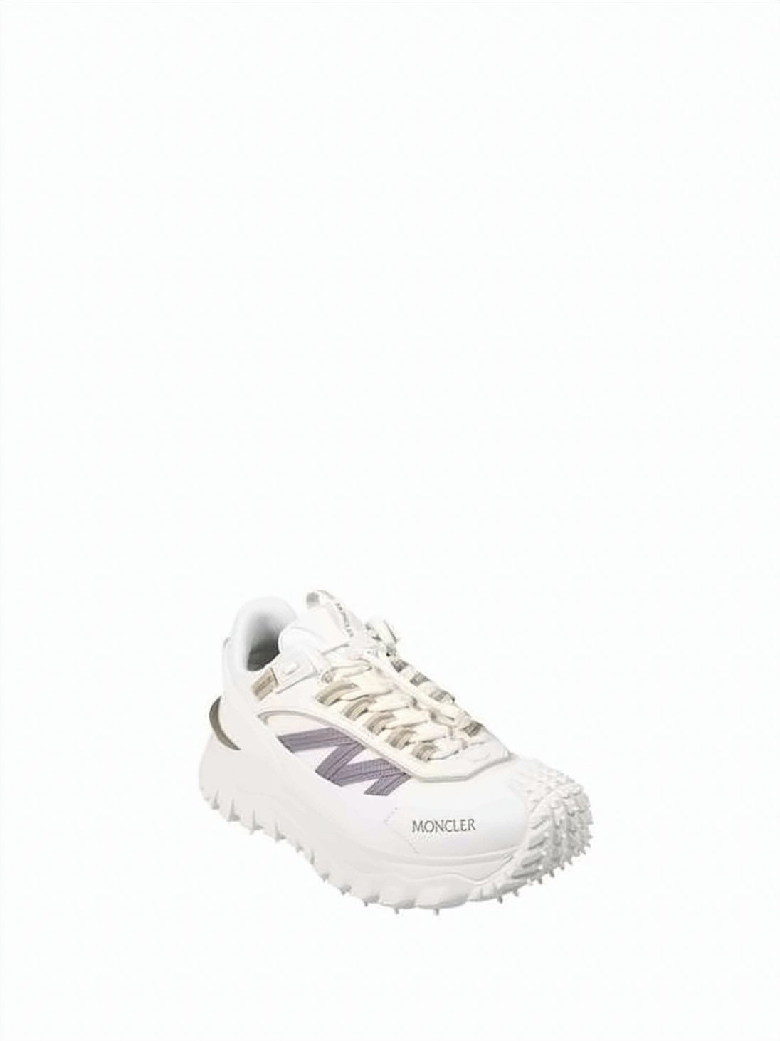 Layered Women's Sneakers with Textured Rubber Sole