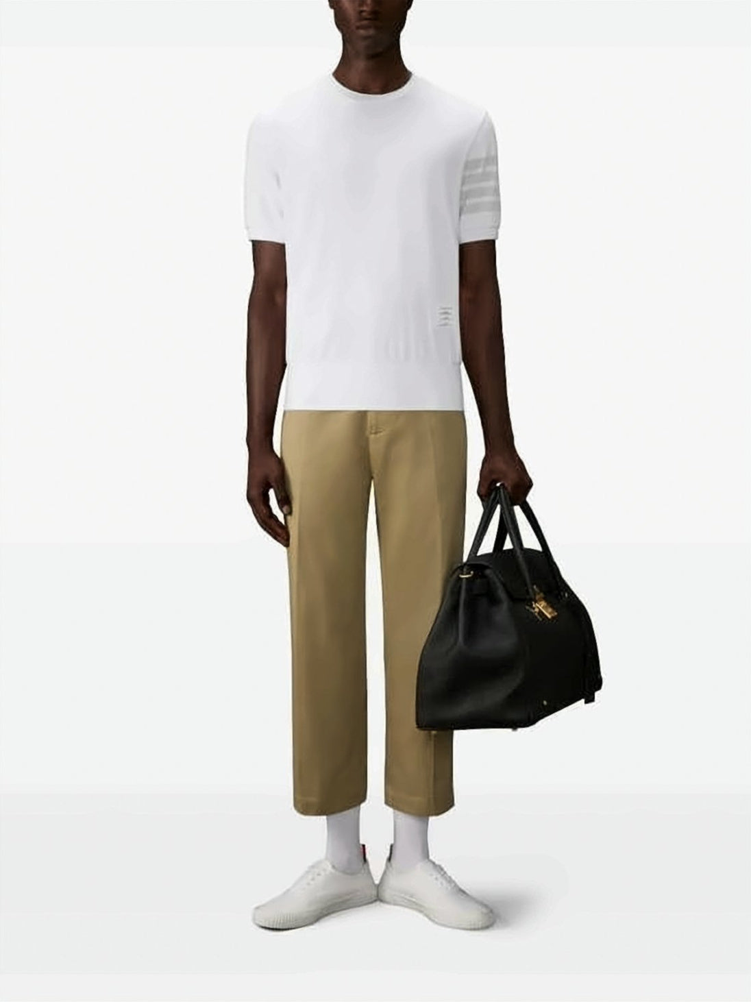 Cotton Jersey Crew Neck T-Shirt