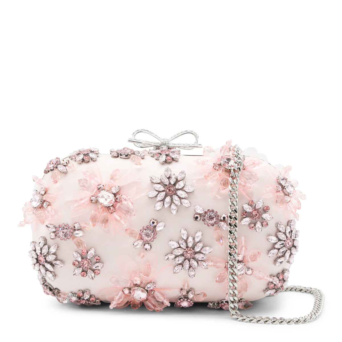 Pink Embellished Clutch