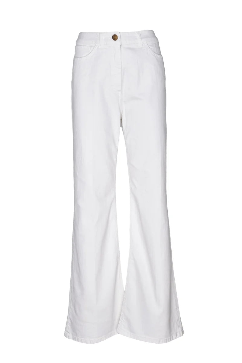 Straight Fit Jeans - White