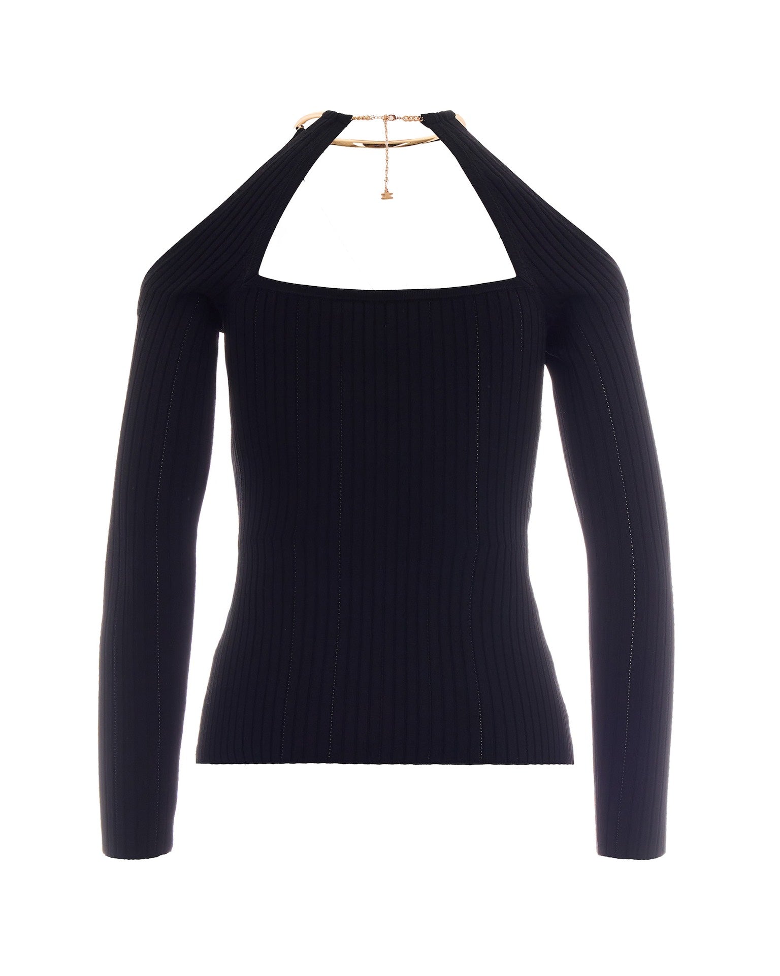 Knitted Top with Jewel