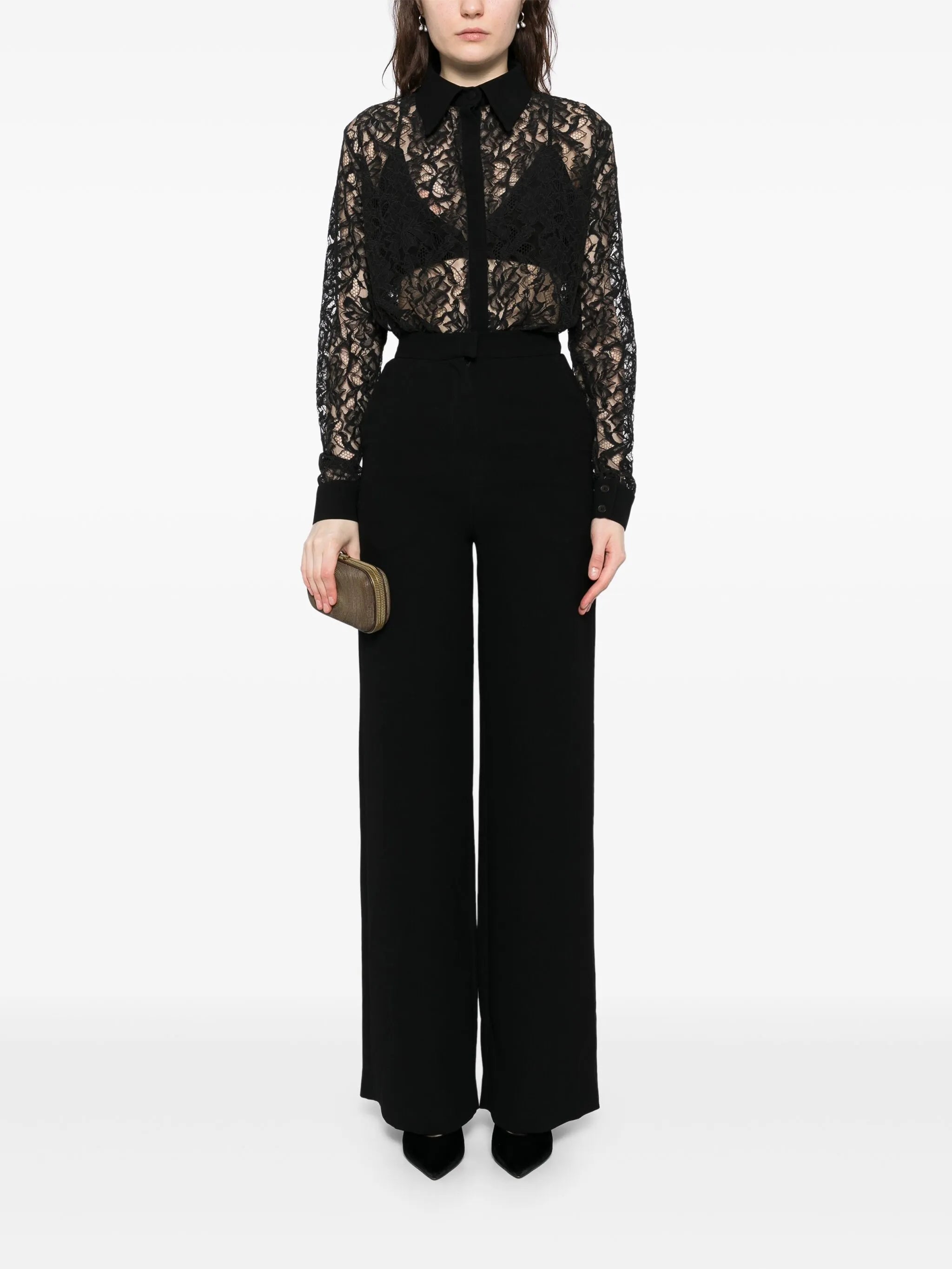 Lace Chemise With Pants