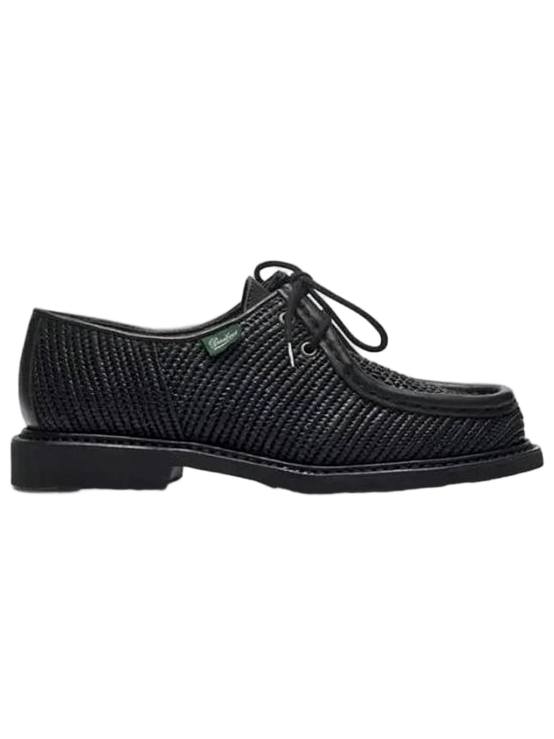 Woven Texture Dress Shoes with Classic Lace-Up Design