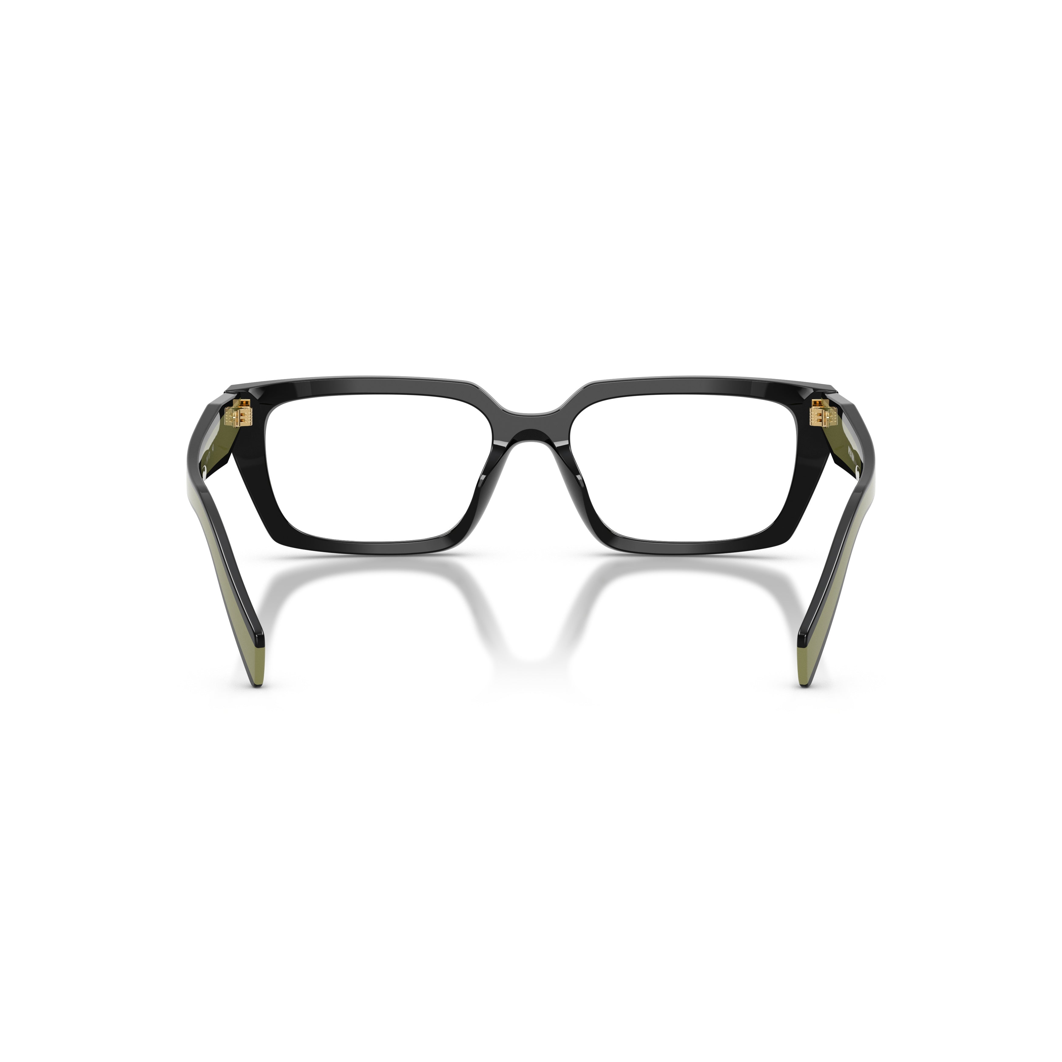 Bold Rectangular Acetate Sunglasses with Gold Logo Detail