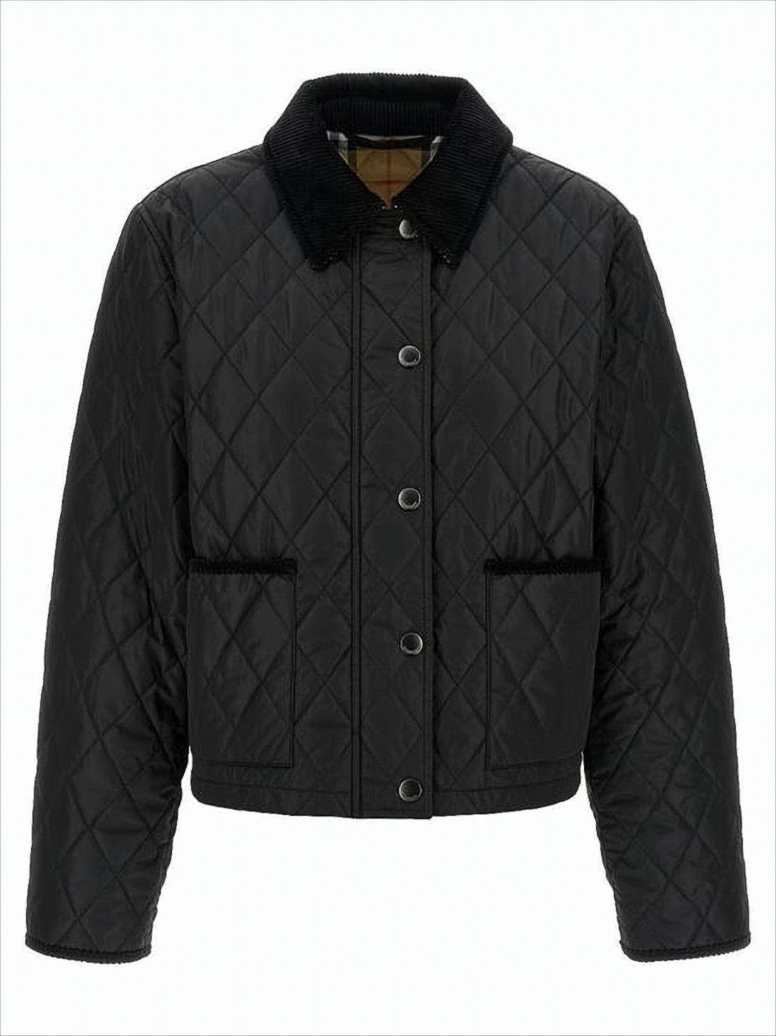 Cropped Quilted Jacket
