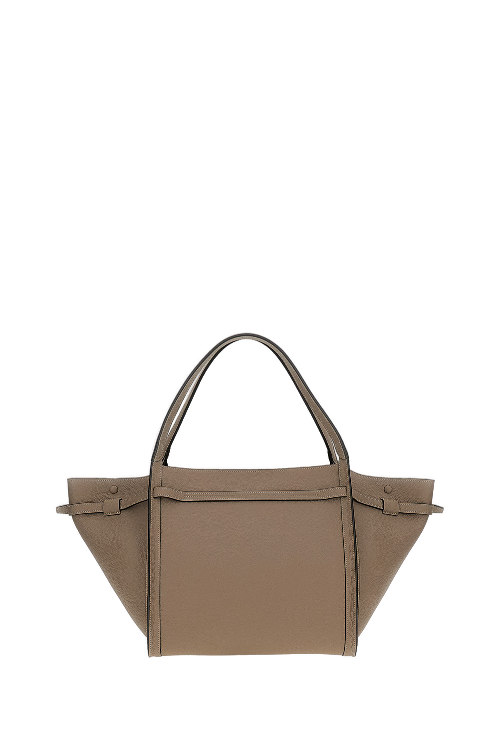 Brown Leather Shopping Bag