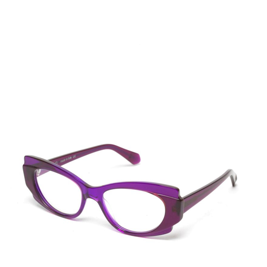 Chaos Theory Bold Cat-Eye Glasses with Thick Acetate Frame