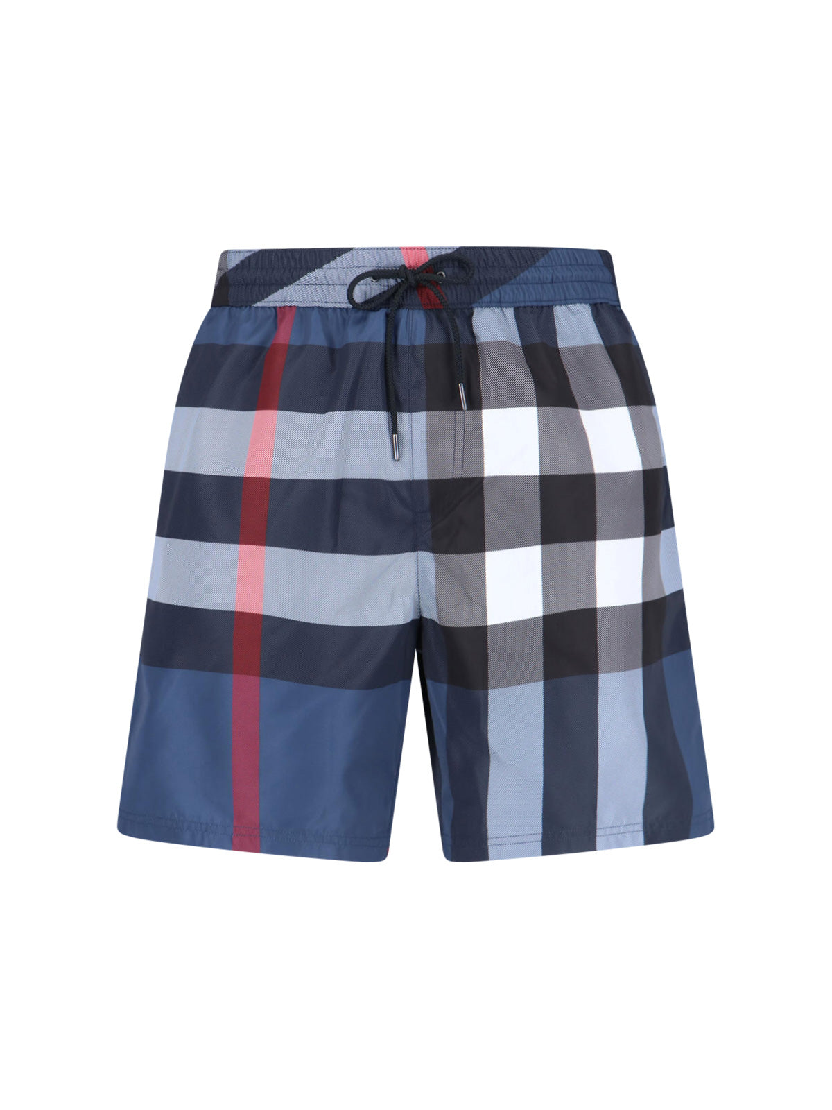 “Check” Drawstring Swim Shorts – Multicolor