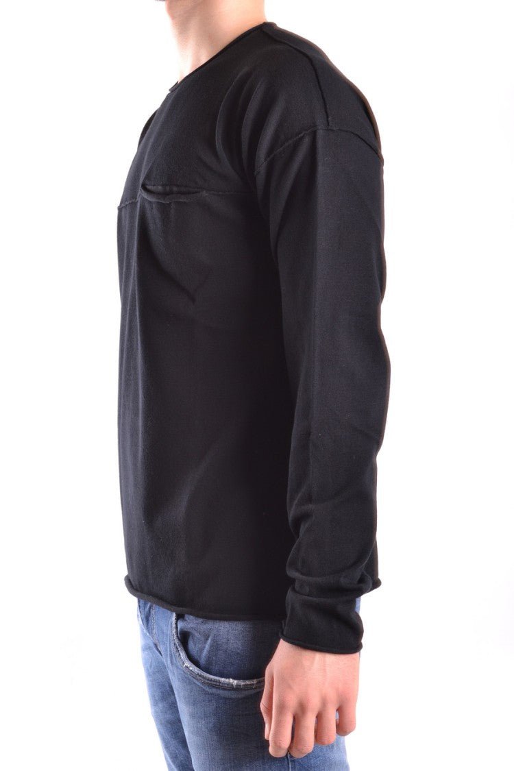 Relaxed Fit Black Knitwear Sweater