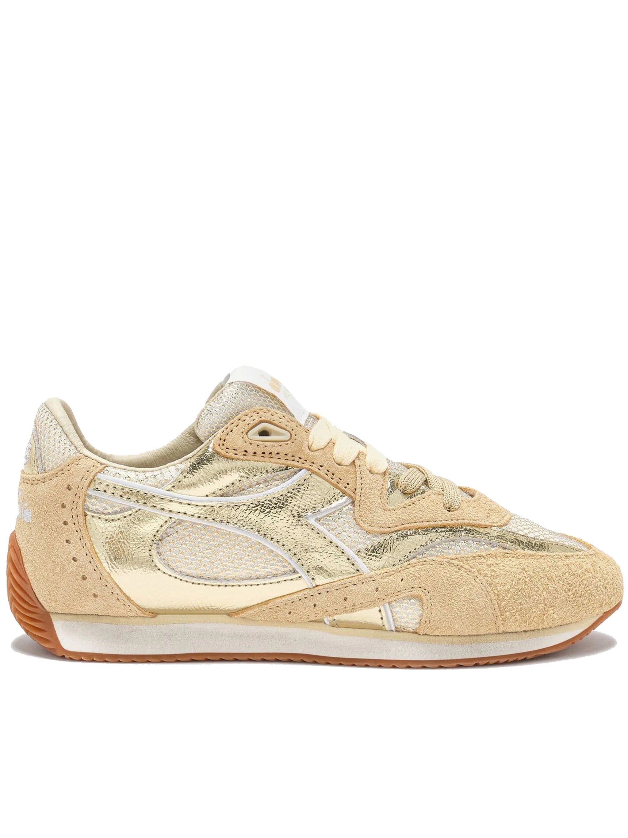 Equipe Revenge Iride Gold Suede Sneakers