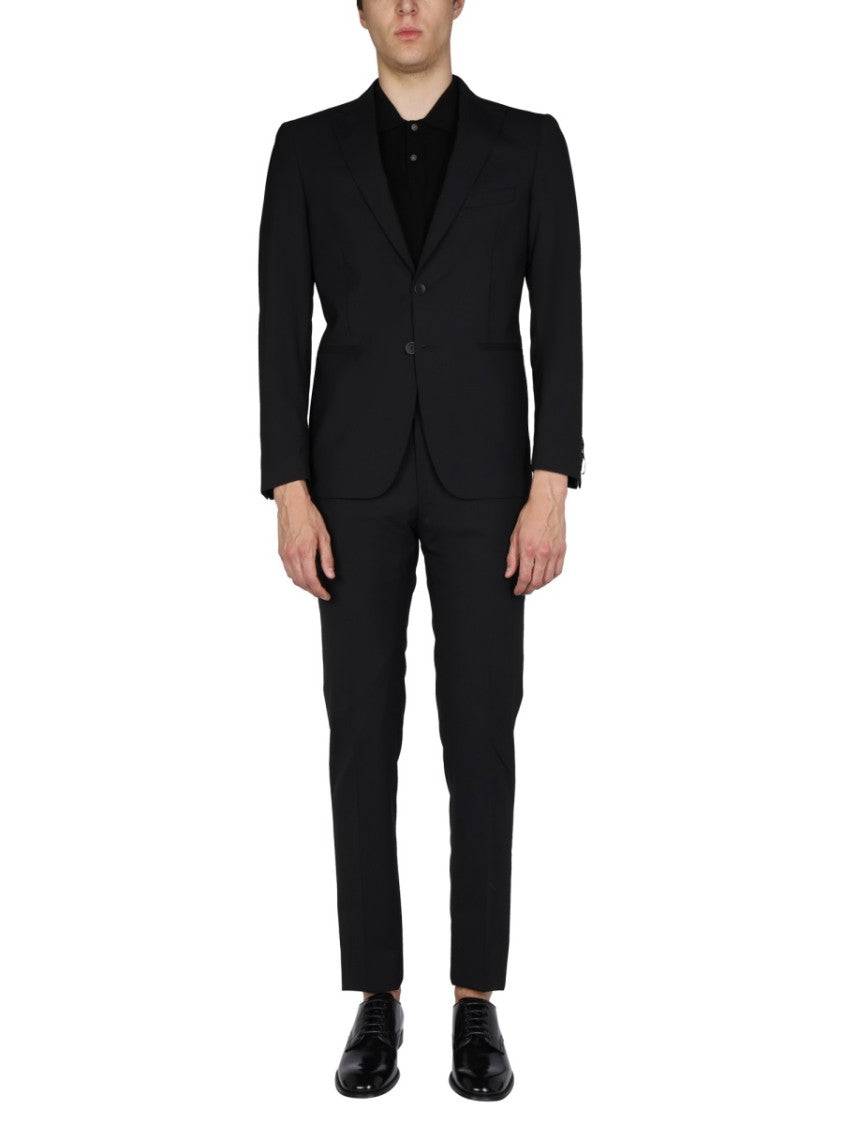 Tailored Black Wool Jacket