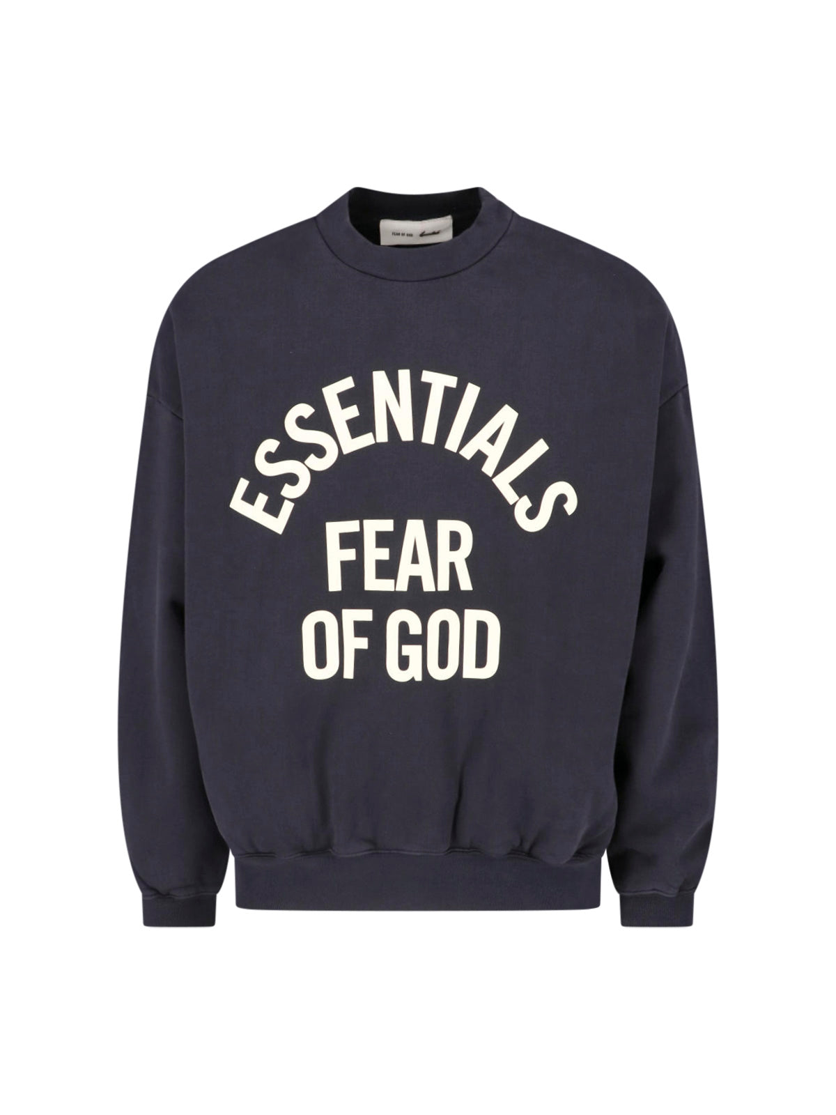 Black Relaxed Fit Arched Logo Sweatshirt