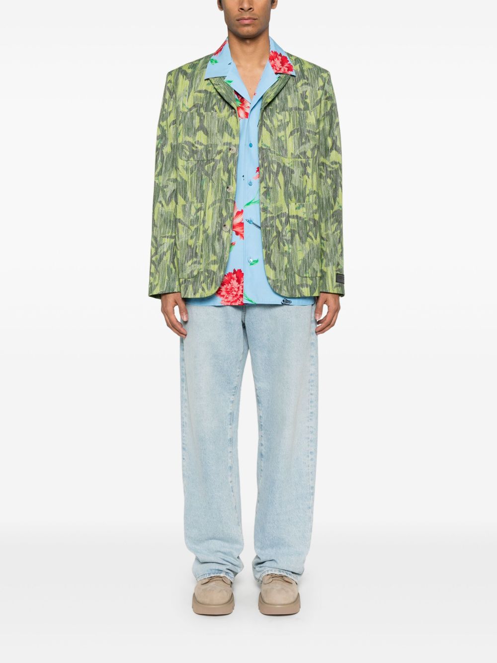 Abstract Pattern Casual Jacket