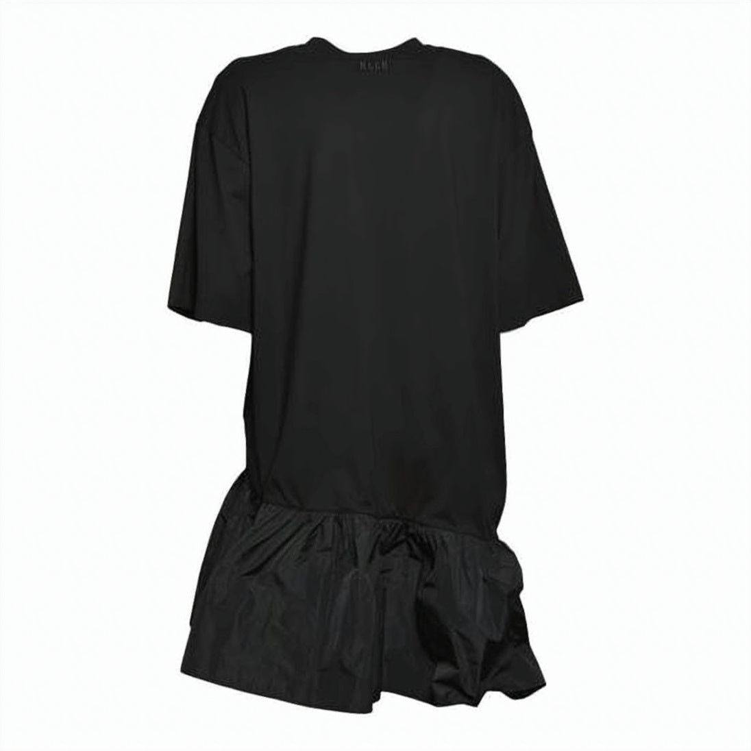 Relaxed-Fit Midi Dress with Ruffled Hem