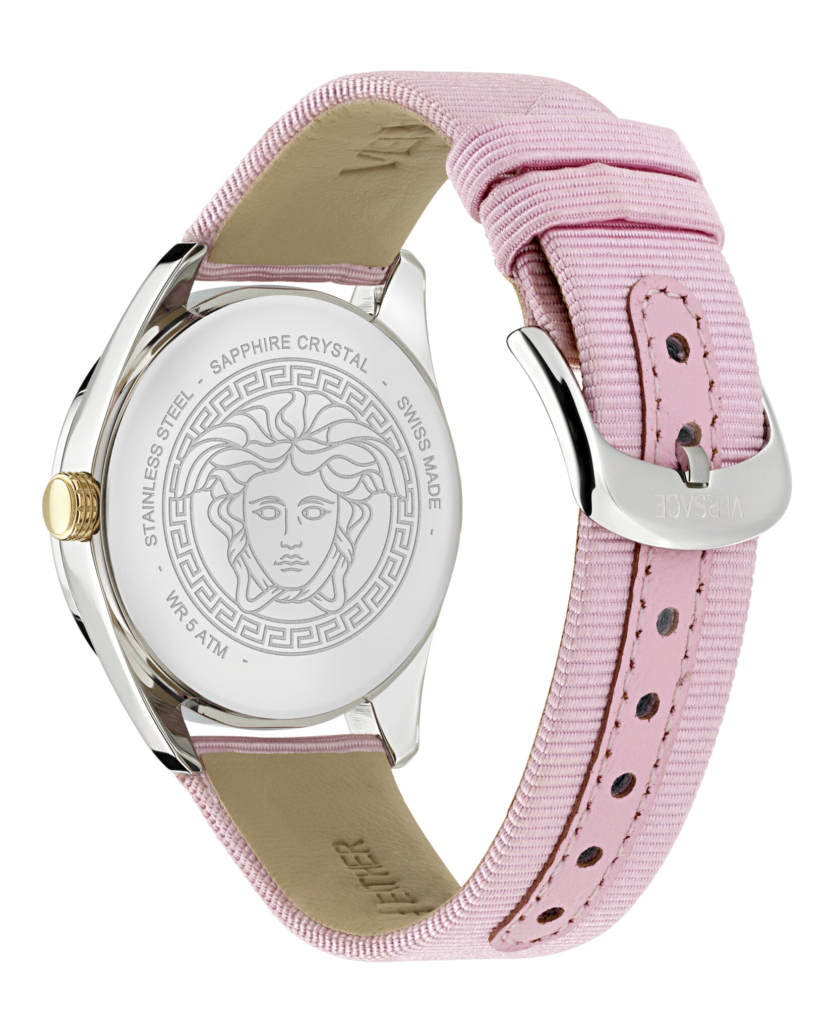 New V-Circle Grosgrain Watch