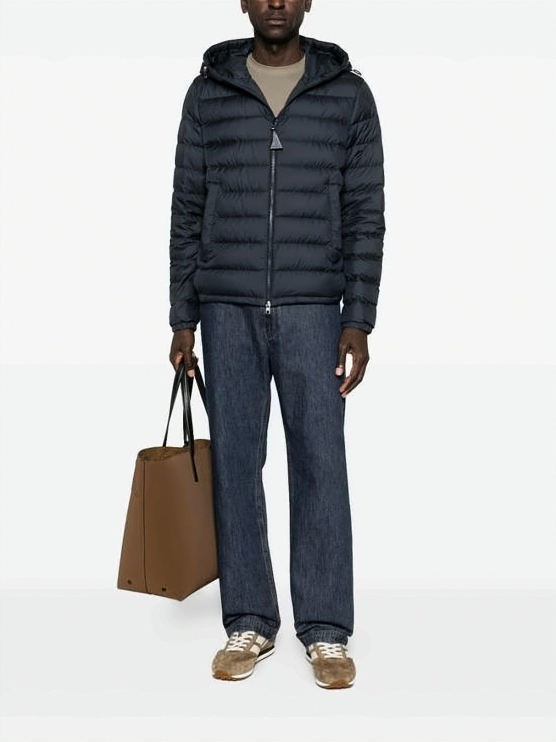 Quilted Padded Jacket with Adjustable Hood
