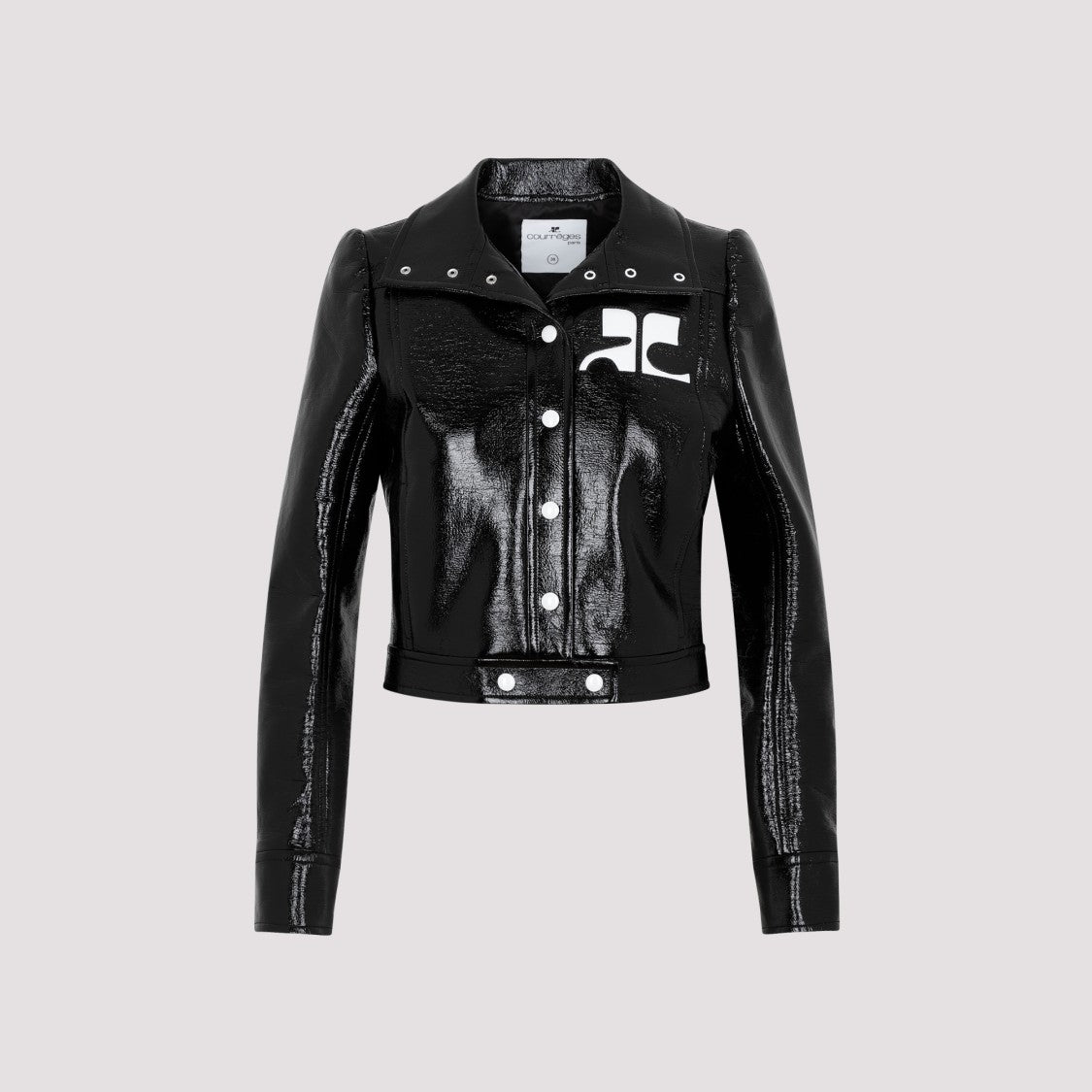 Black Jacket With Glossy Finish