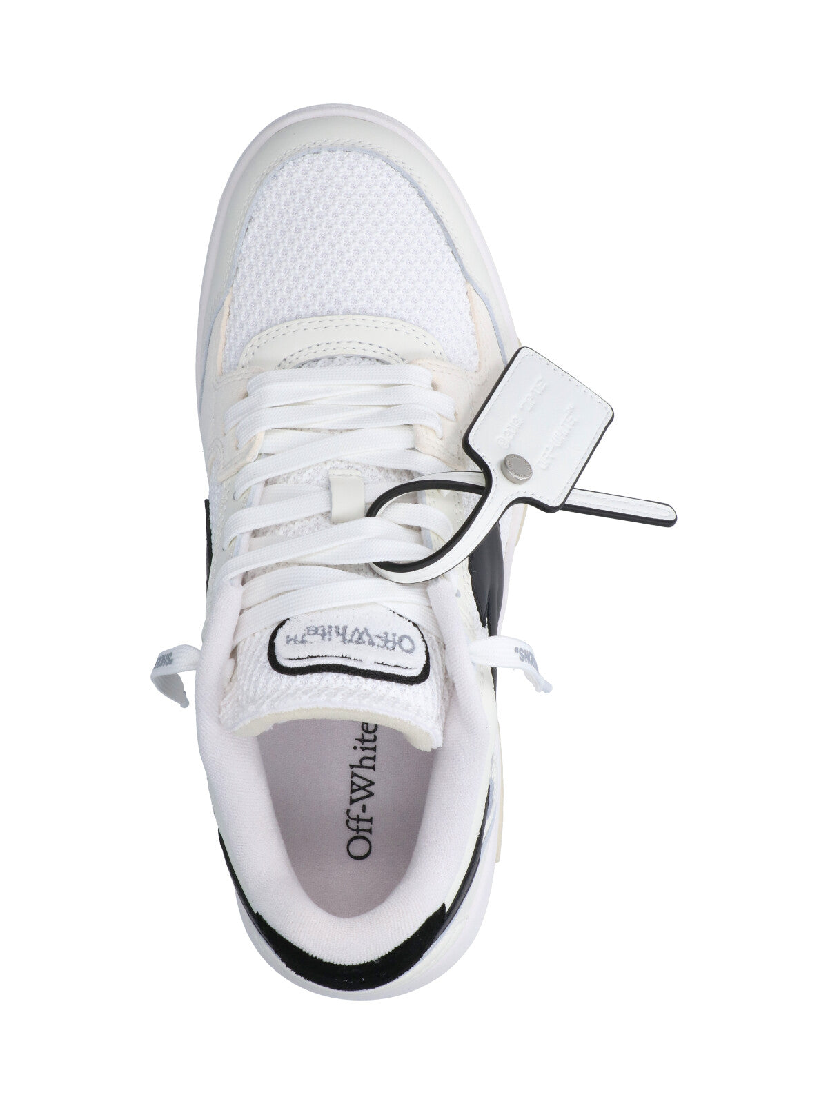 Minimalist White Sneakers With Textural Details