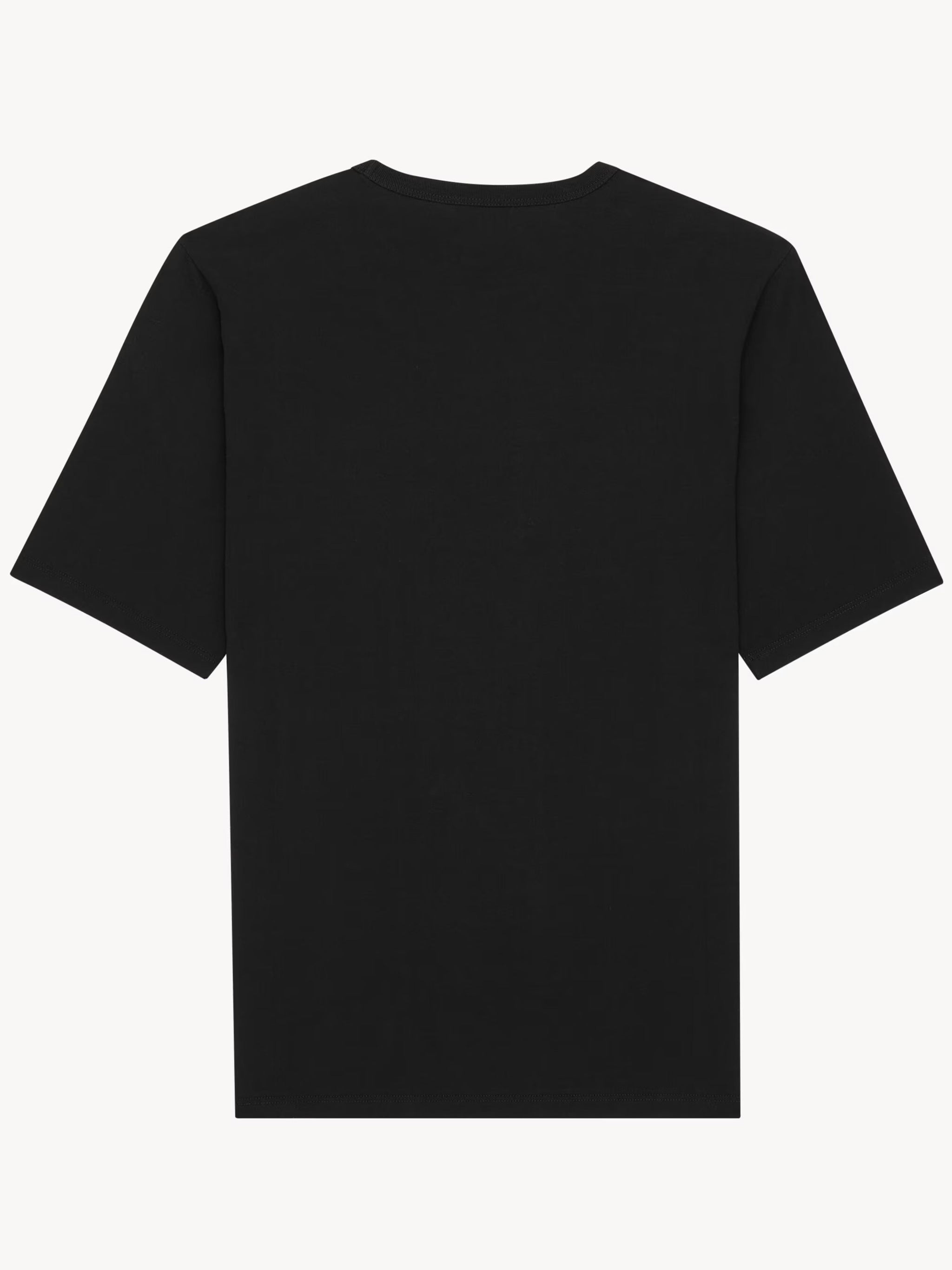 Black Short-Sleeve Tonal Logo T-Shirt