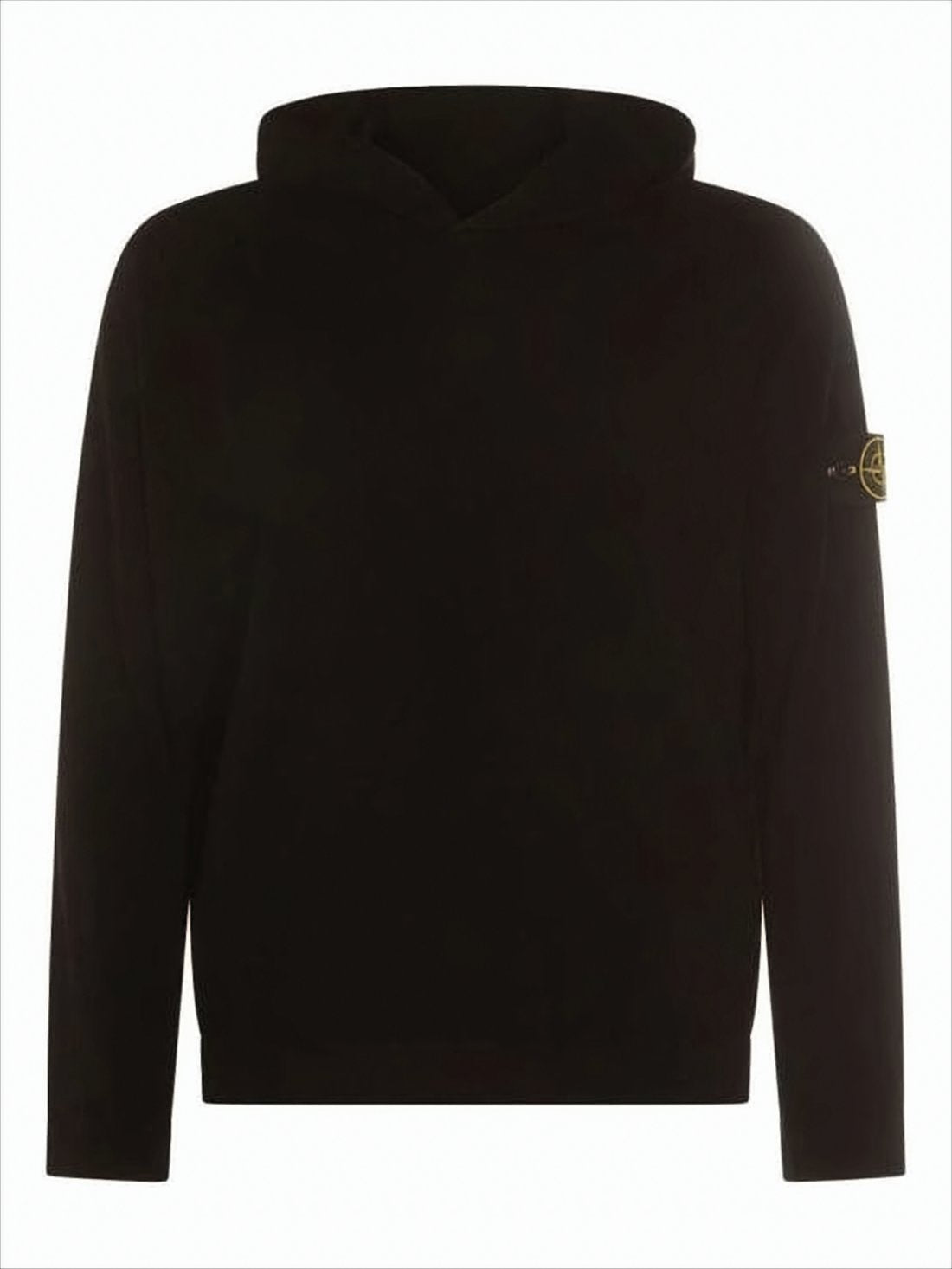 Minimalist Black Wool Hoodie