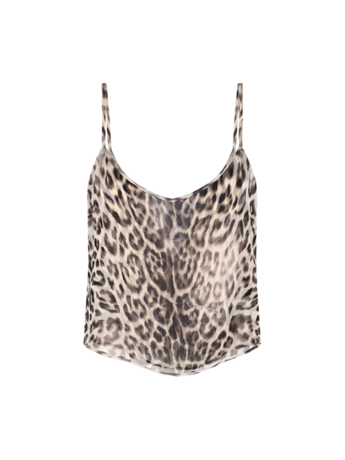 Silk Shirt, Brown, Animal Print, Classic Collar