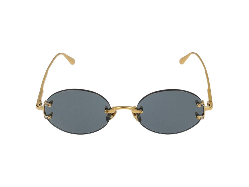 Sunglasses Linda Farrow LFL1544 Stella C6 Yellow Gold/Light Gold 51/22/145