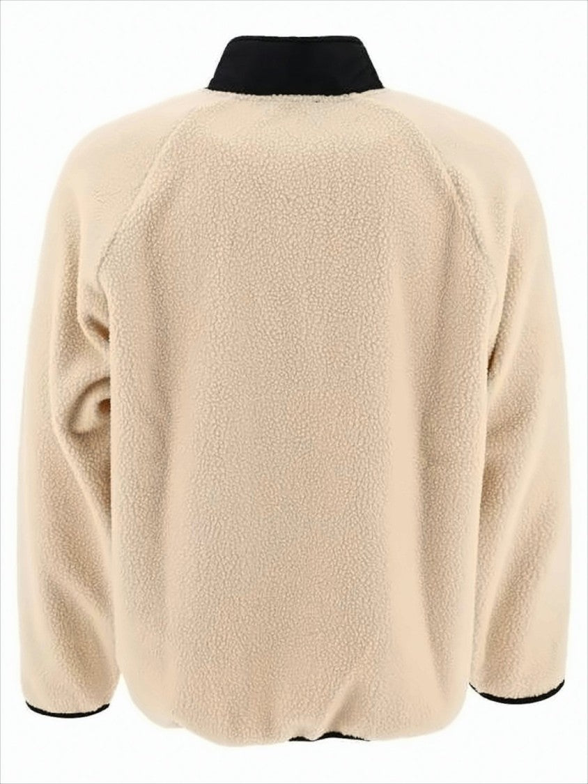 Textured Fleece Long-Sleeve Top