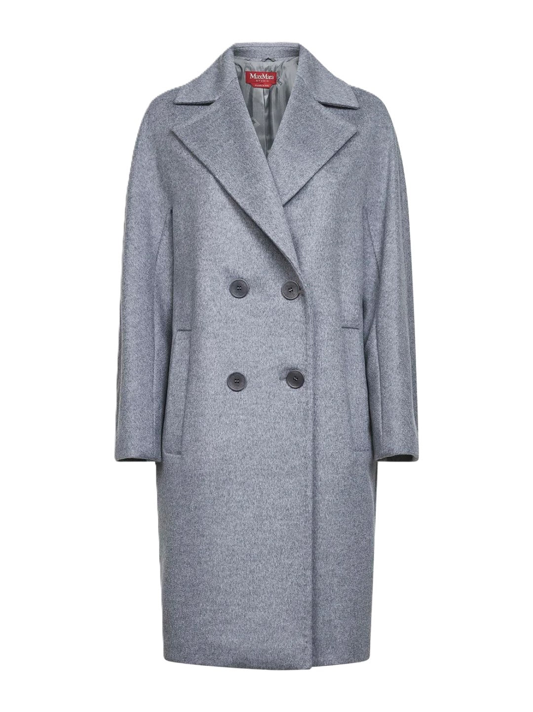 Knee-Length Virgin Wool Coat