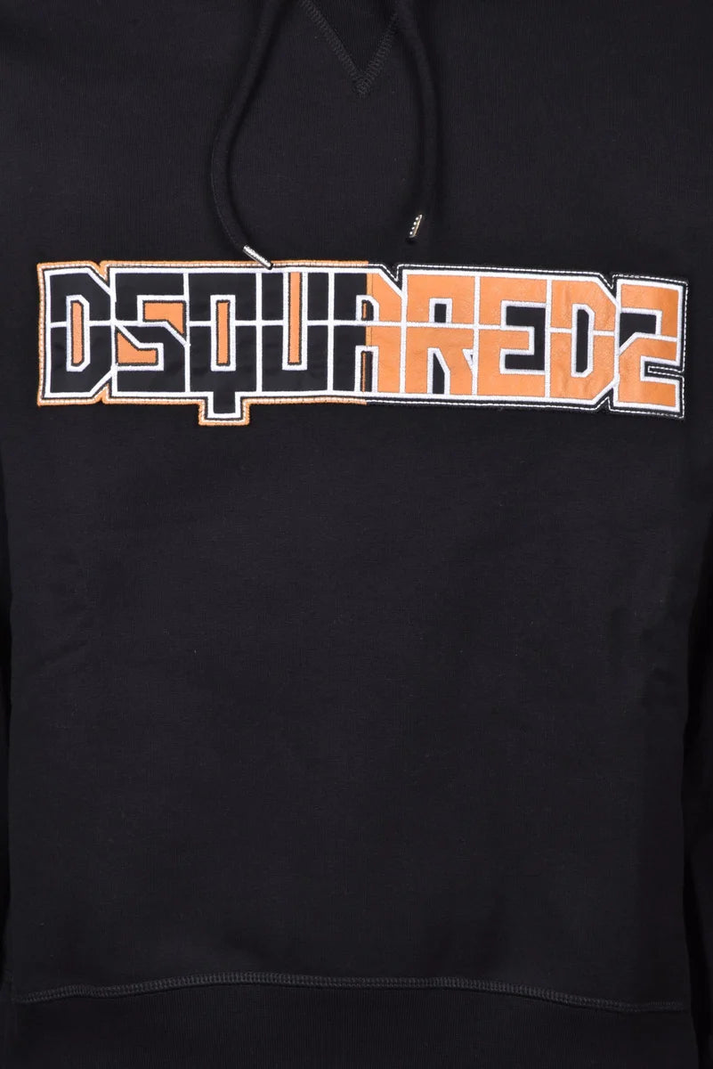 Cotton Hoodie - Black