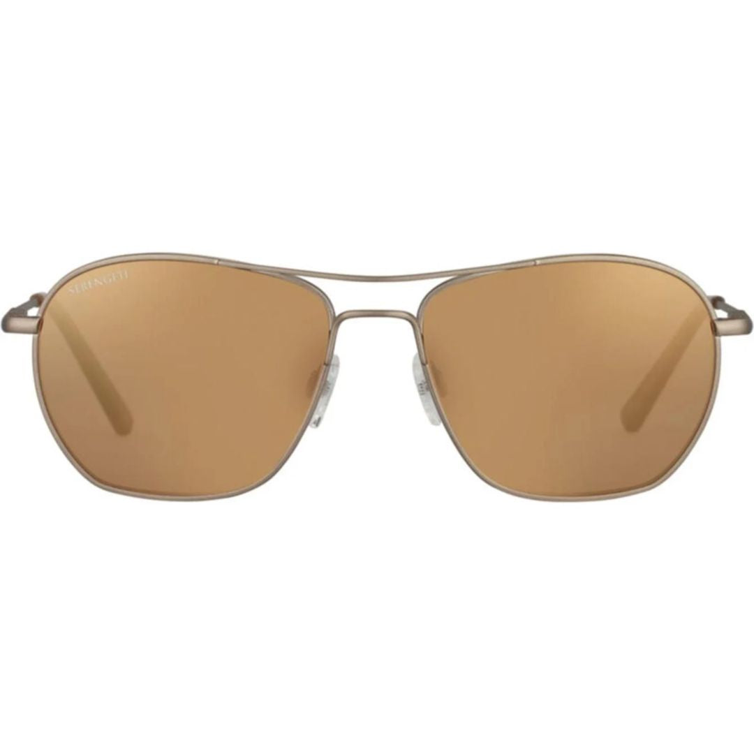 Lunger Geometric Tinted Sunglasses with Metal Frame