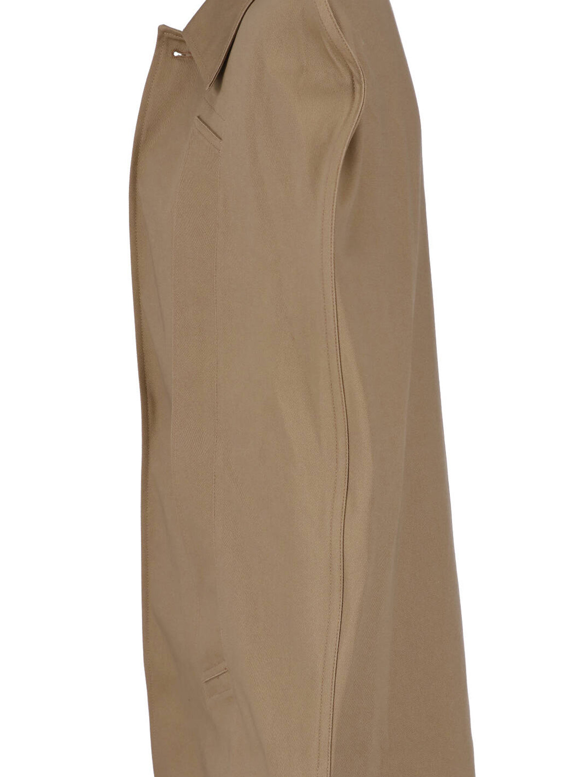 Boxy Beige Jacket with Padded Shoulders