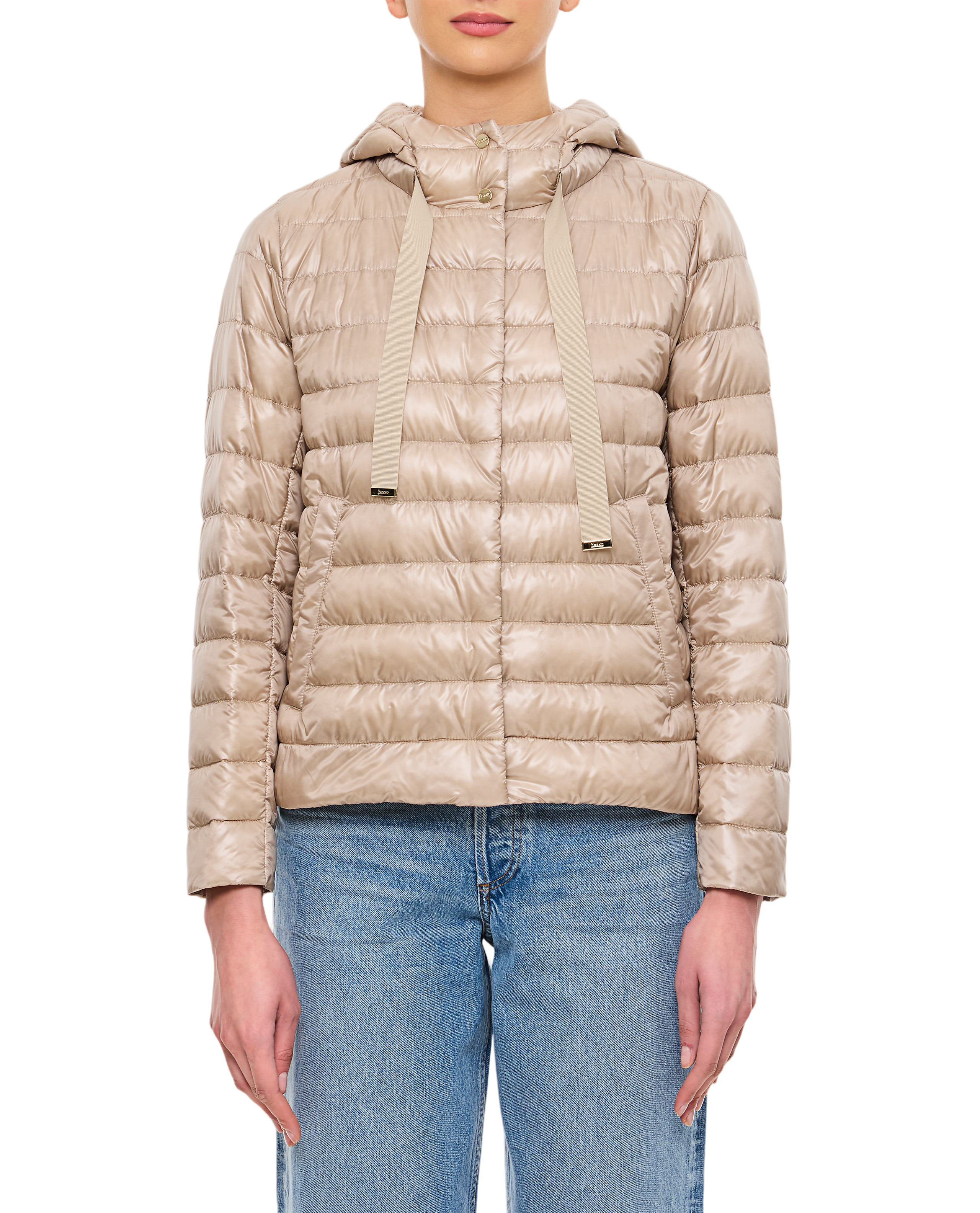 High Hooded Down Jacket