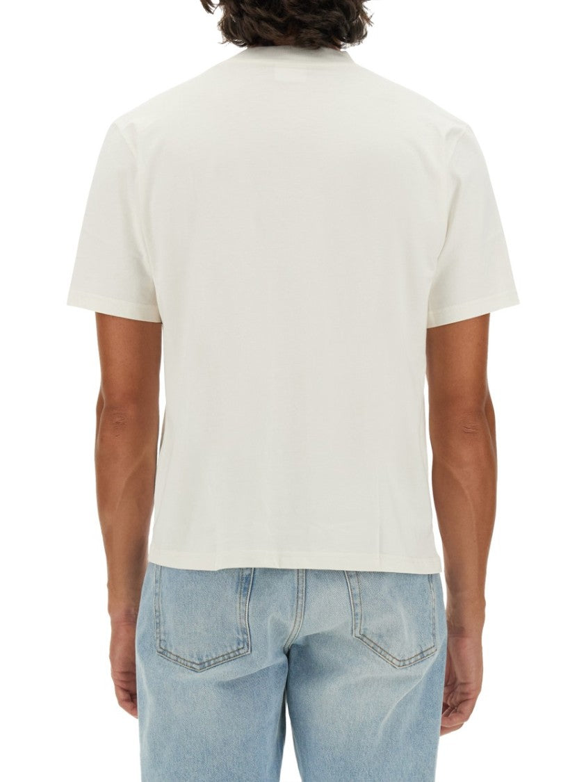 Logo-Embellished Cotton T-Shirt With High Neckline
